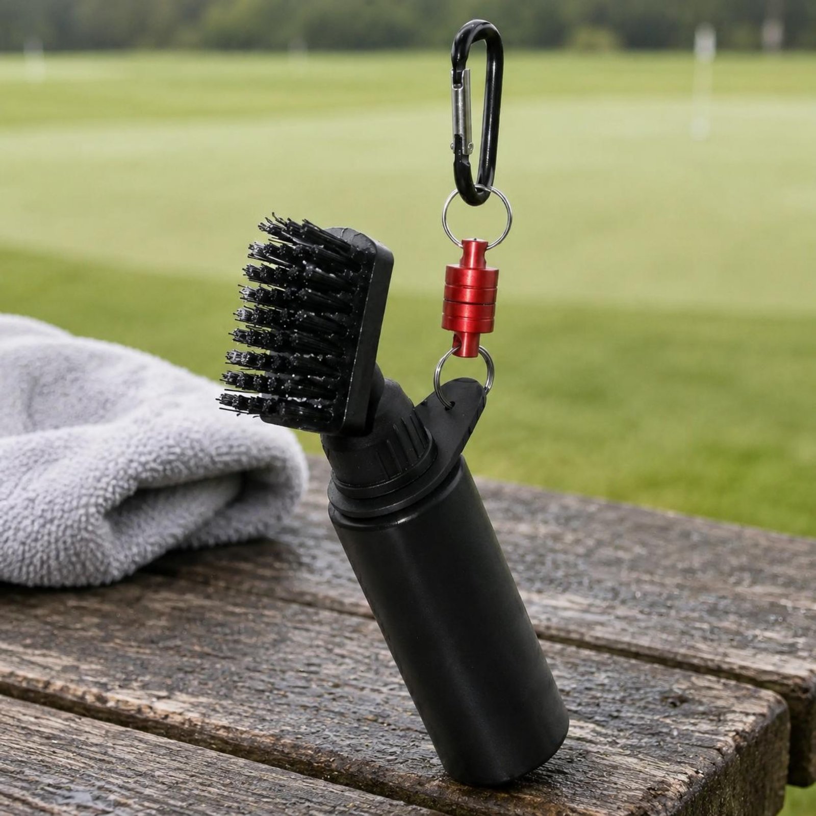 Golf Equipment Wholesale - فرشاة تنظيف مضارب الجولف المحمولة برأس