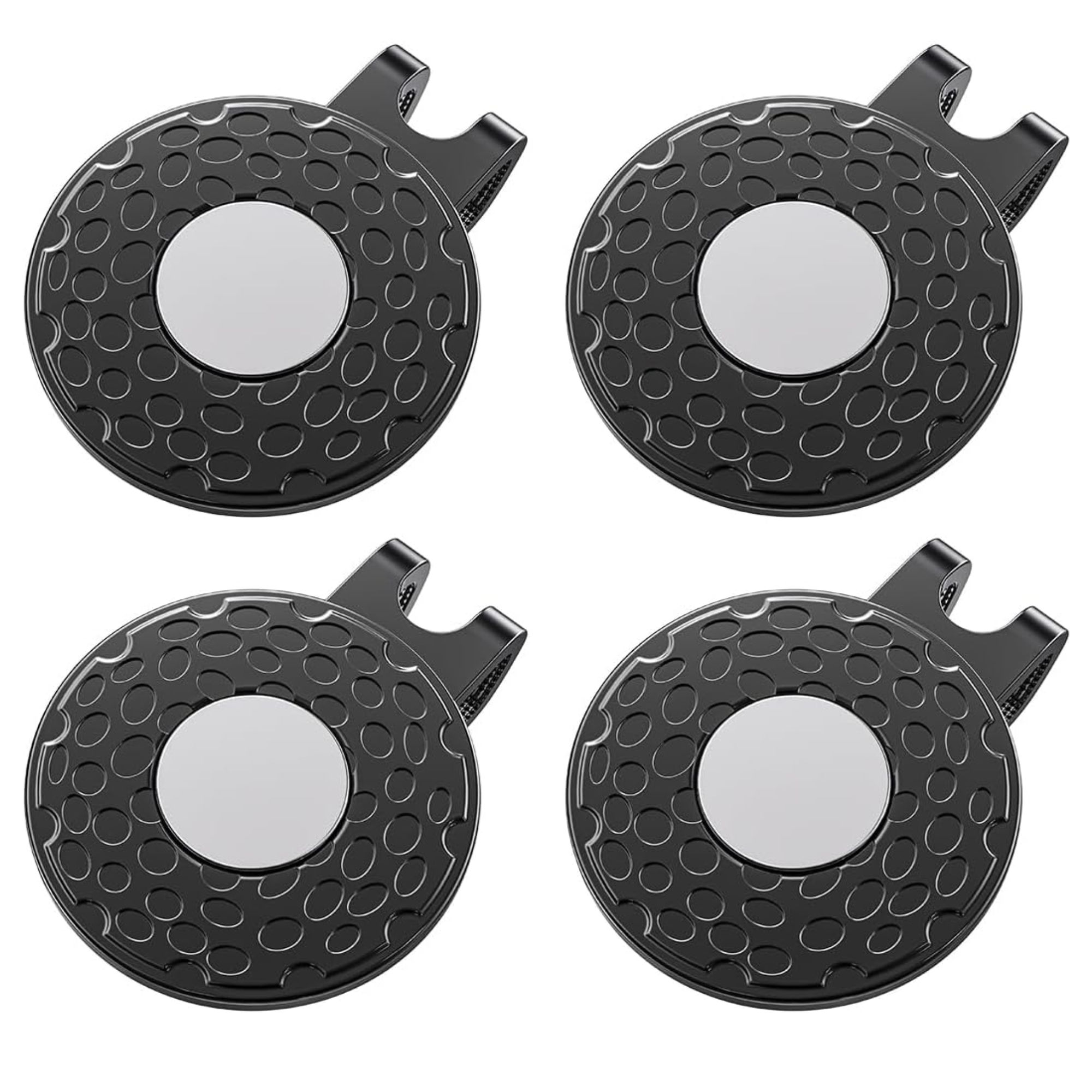 Ball Marker Set - مجموعة من 4 مشابك قبعات الجولف