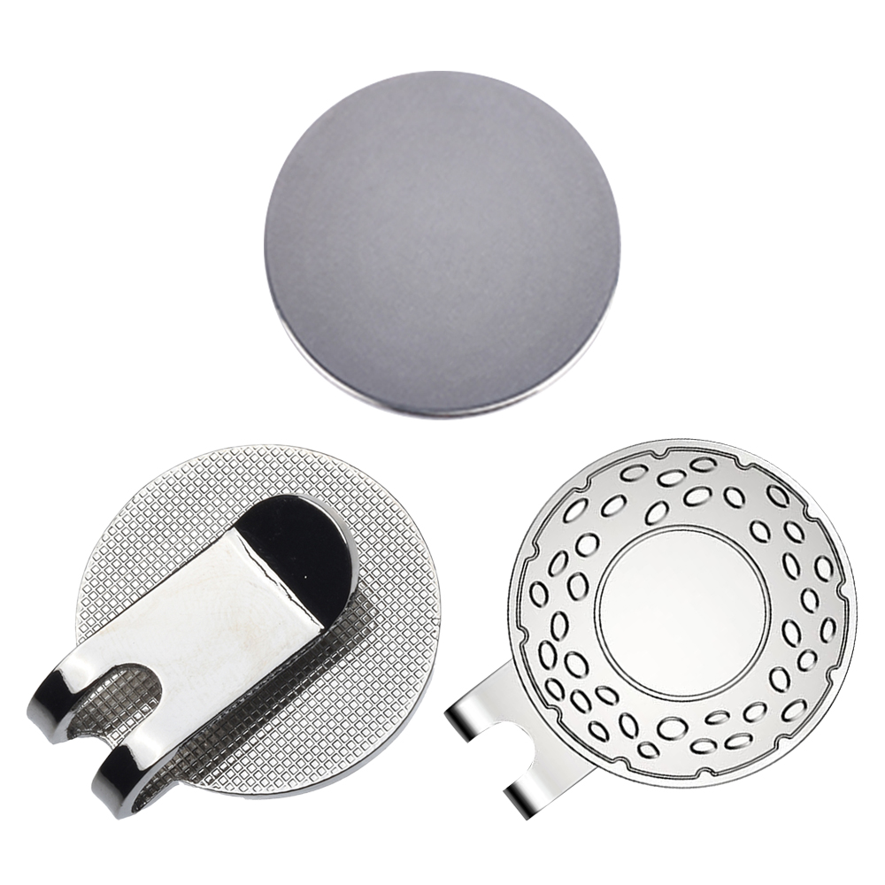 Ball Marker Set - قطعتان من مشبك قبعة الجولف المغناطيسي