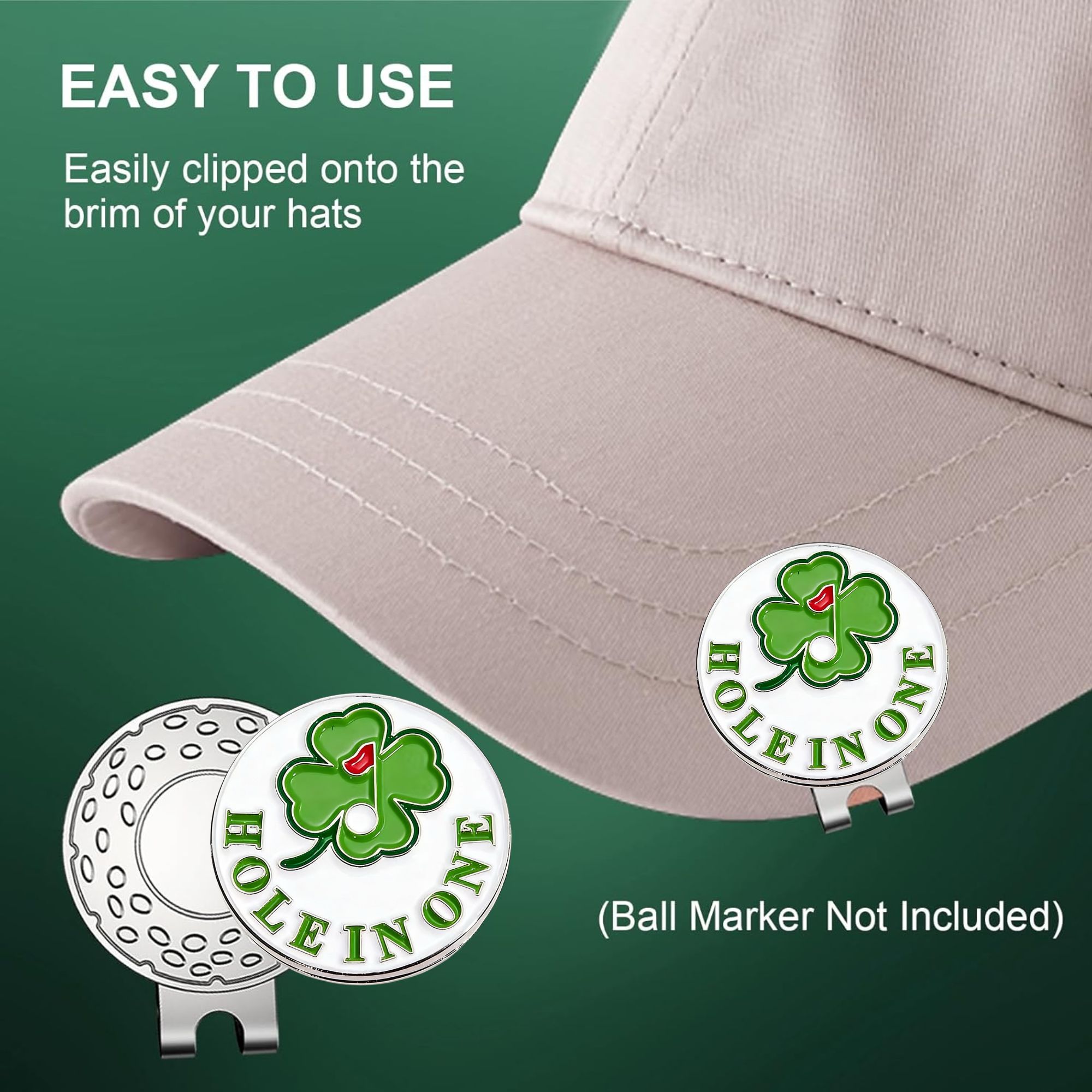 مجموعة من 4 مشابك قبعات الجولف - مراجعة Ball Marker Set وسعره