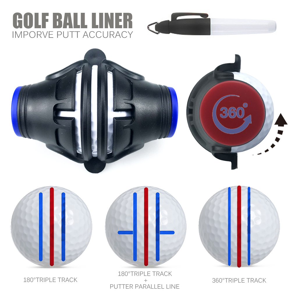 360 درجة الدورية كرة جولف بطان - مراجعة Ball Marker Set وسعره
