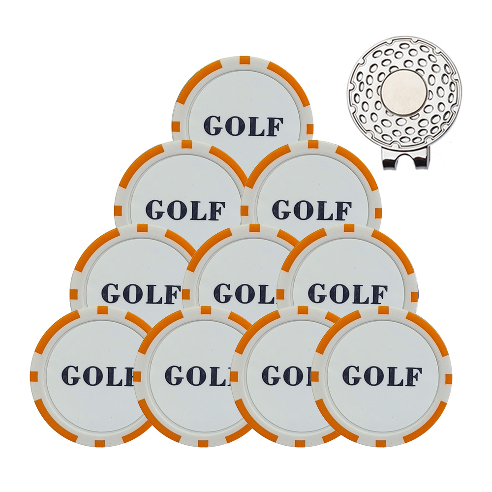 10 قطع من علامات كرات الجولف م - مراجعة Ball Marker Set وسعره